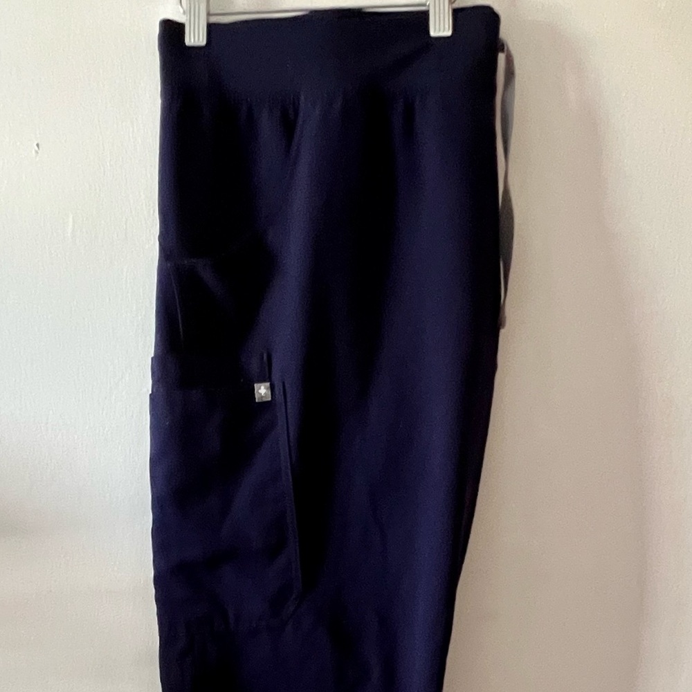 FIGS Navy Kade Cargo Scrub Pants XXL Tall